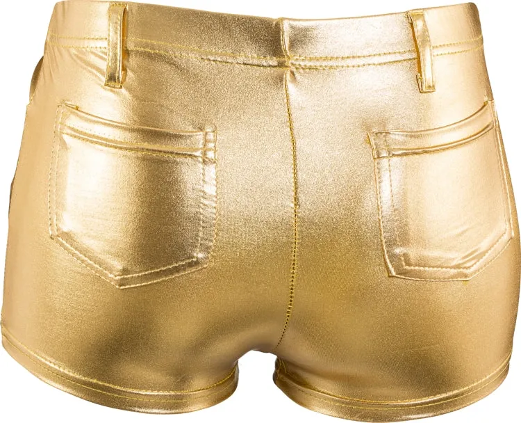 Hot Pants gold-metallic