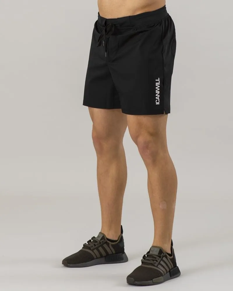 ICIW Perform Shorts - Black-White