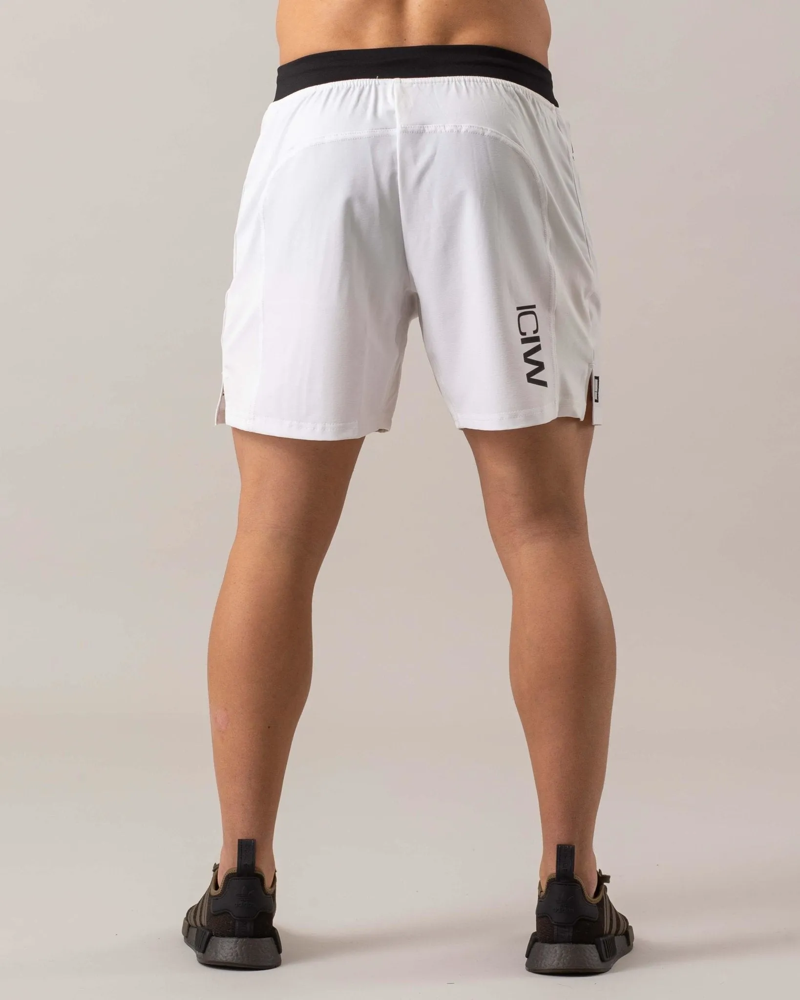 ICIW Shorts - White-Black