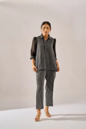 Jewel co-ord set in black