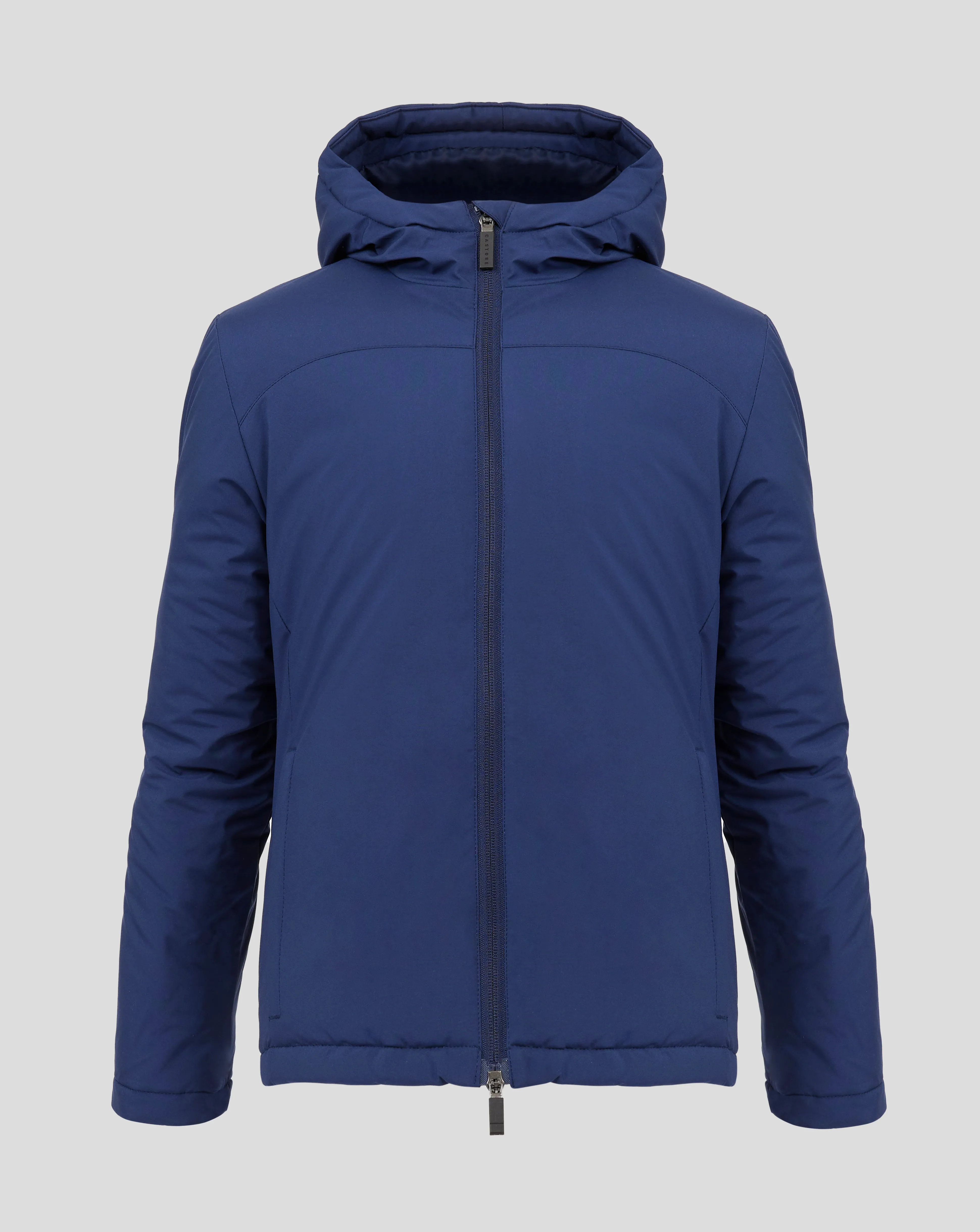 Junior Castore Standard Length Bench Jacket in Navy