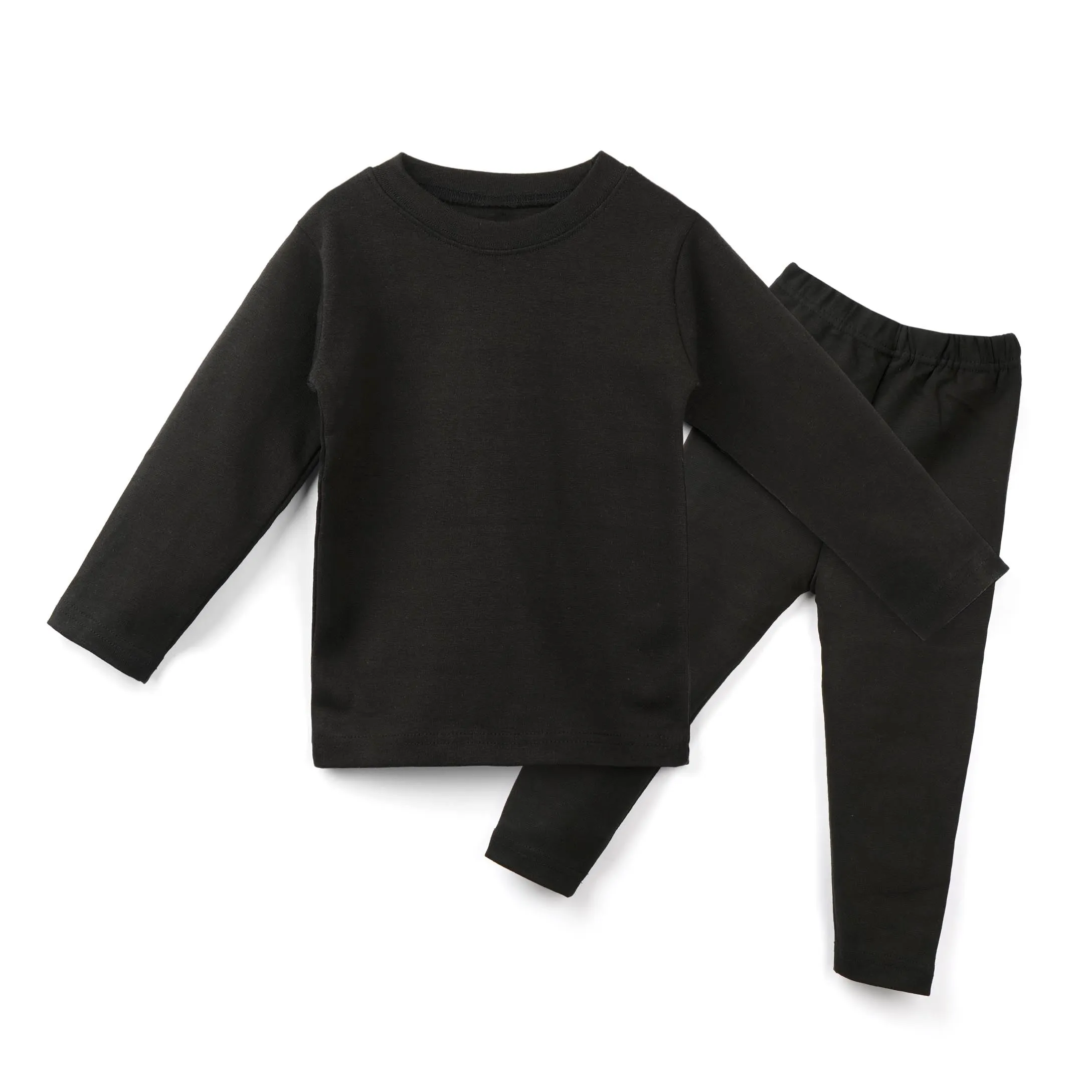Kids Rib Innerwear Black - Sunshine