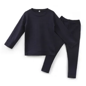 Kids Rib Innerwear Navy Blue - Sunshine