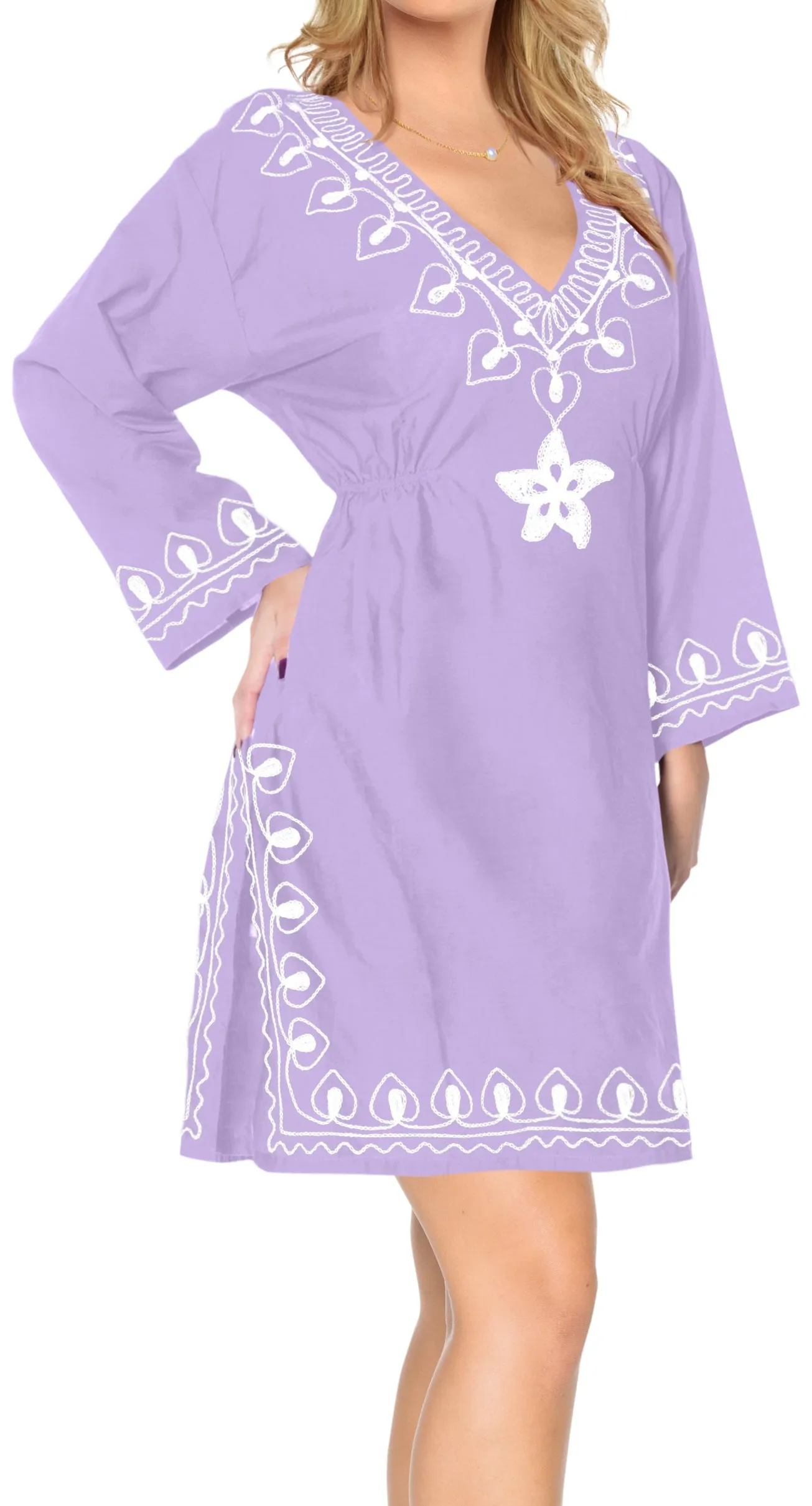 la-leela-bathing-suit-swim-beach-bikini-wear-swimsuit-cover-up-women-embroidery   Violet_l623 124542