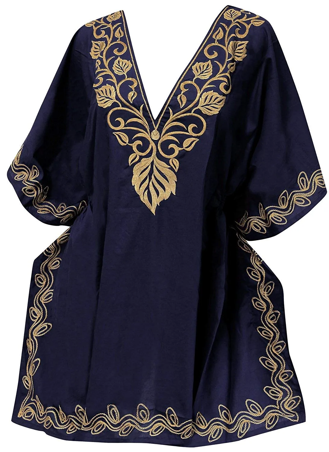 LA LEELA Women's Rayon Beach Cover up Swimsuit Kimono Cardigan with Bohemian Floral Print