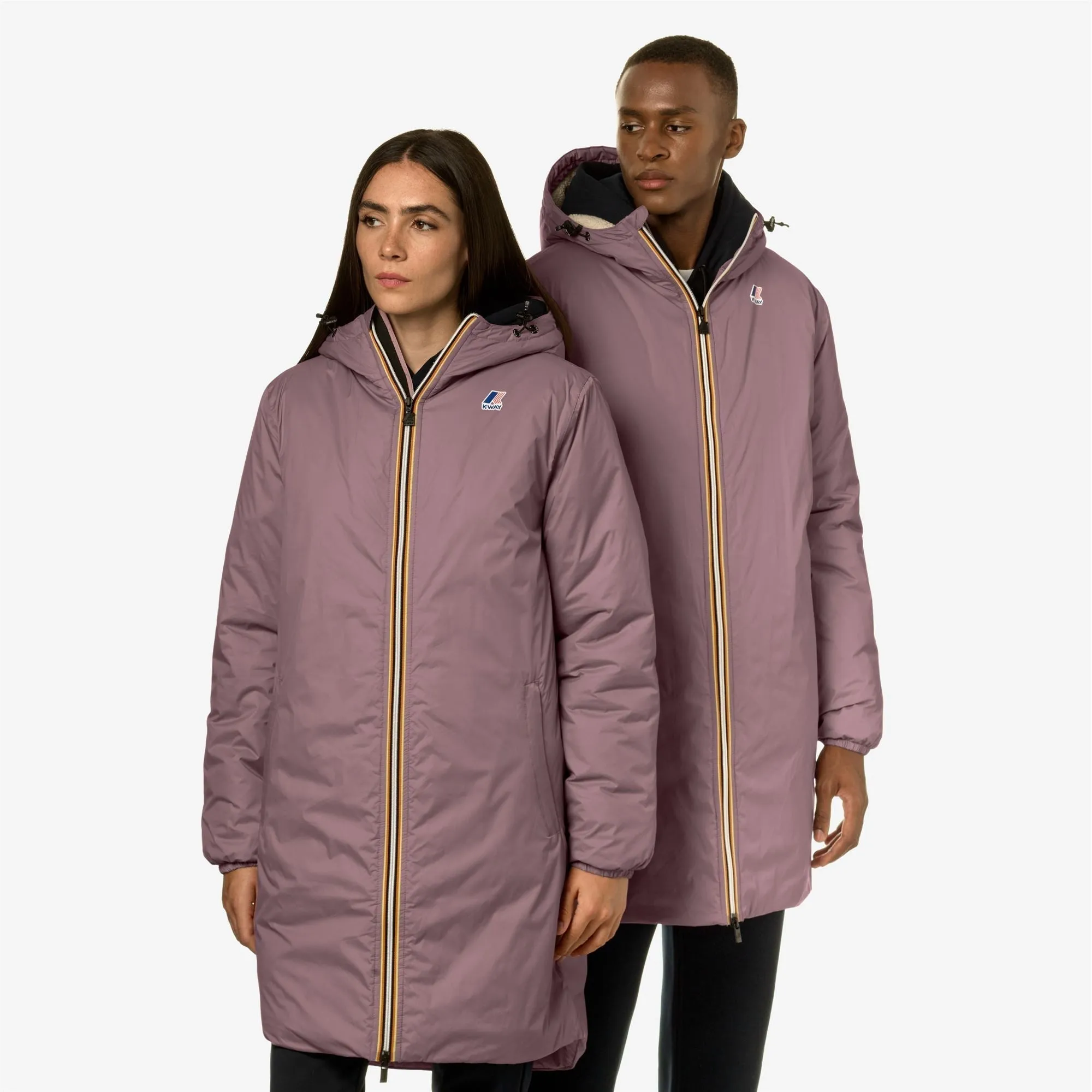 Le Vrai 3.0 Eiffel Orsetto - Jackets - 3/4 LENGTH - UNISEX - VIOLET DUSTY