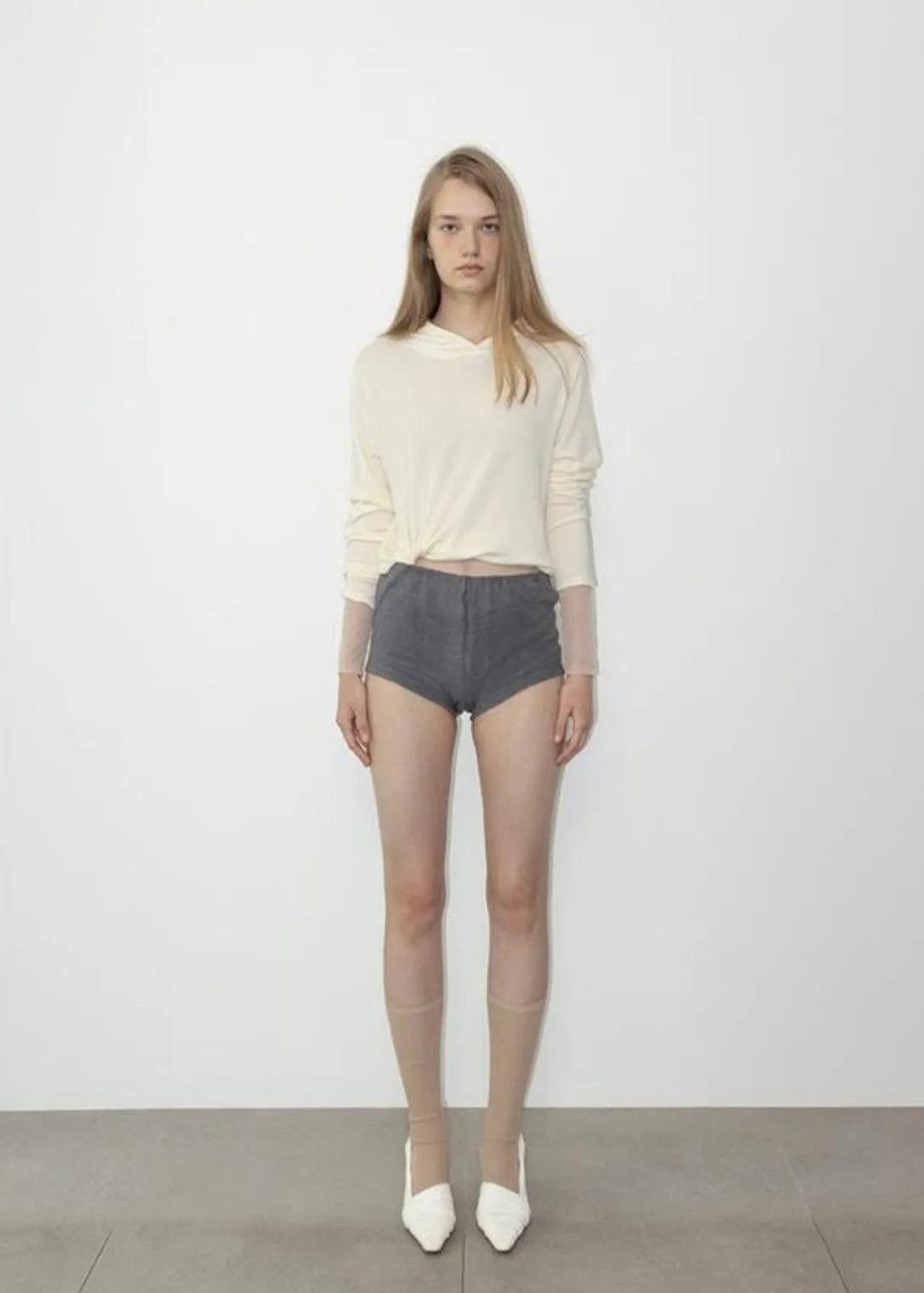 LEHA | Daria Wool Blend Knit Jersey Hoodie (2 Colors)