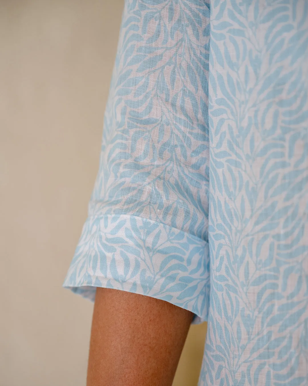 Linen Decima Dress SEALEAF