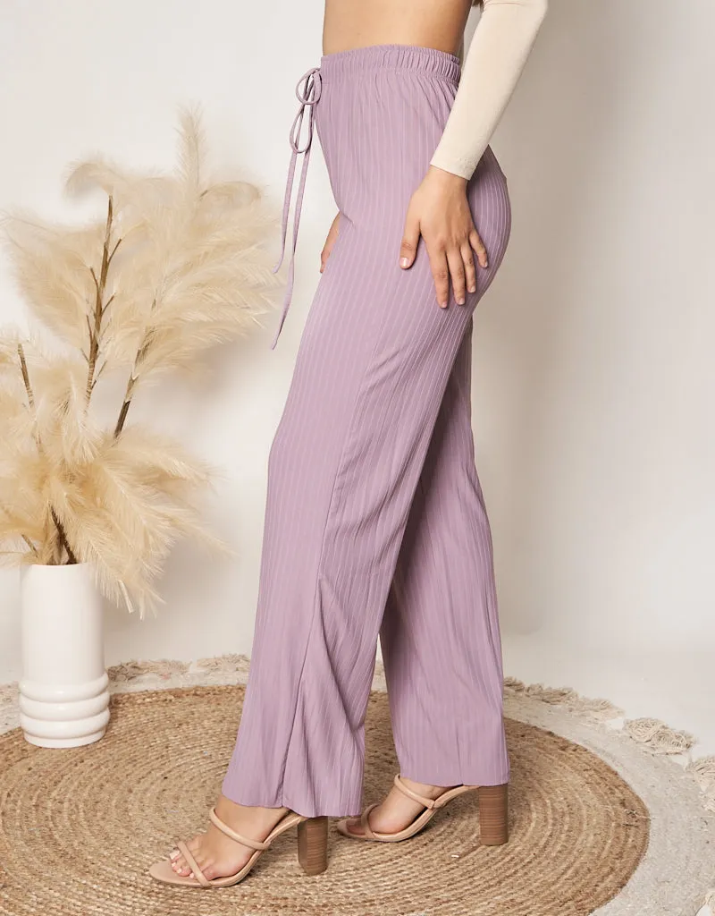 Lycra Rib Pants - Light Shades