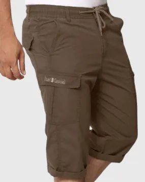 Mens Super Comfort Cotton Cargo Three Fourth Pants