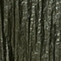 Metallic Crinkle Cropped Pants