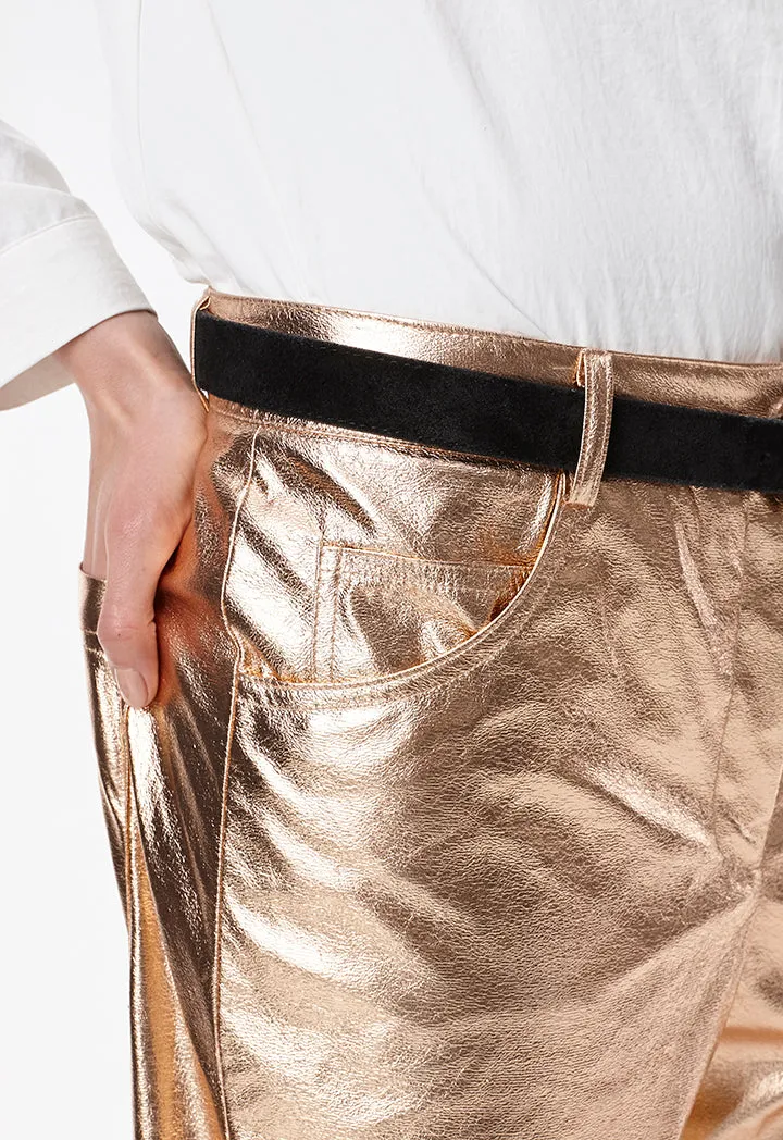 Metallic Pants