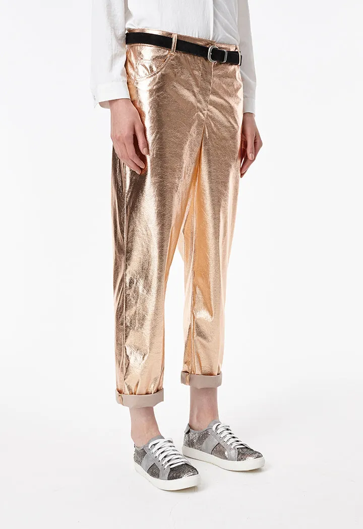 Metallic Pants