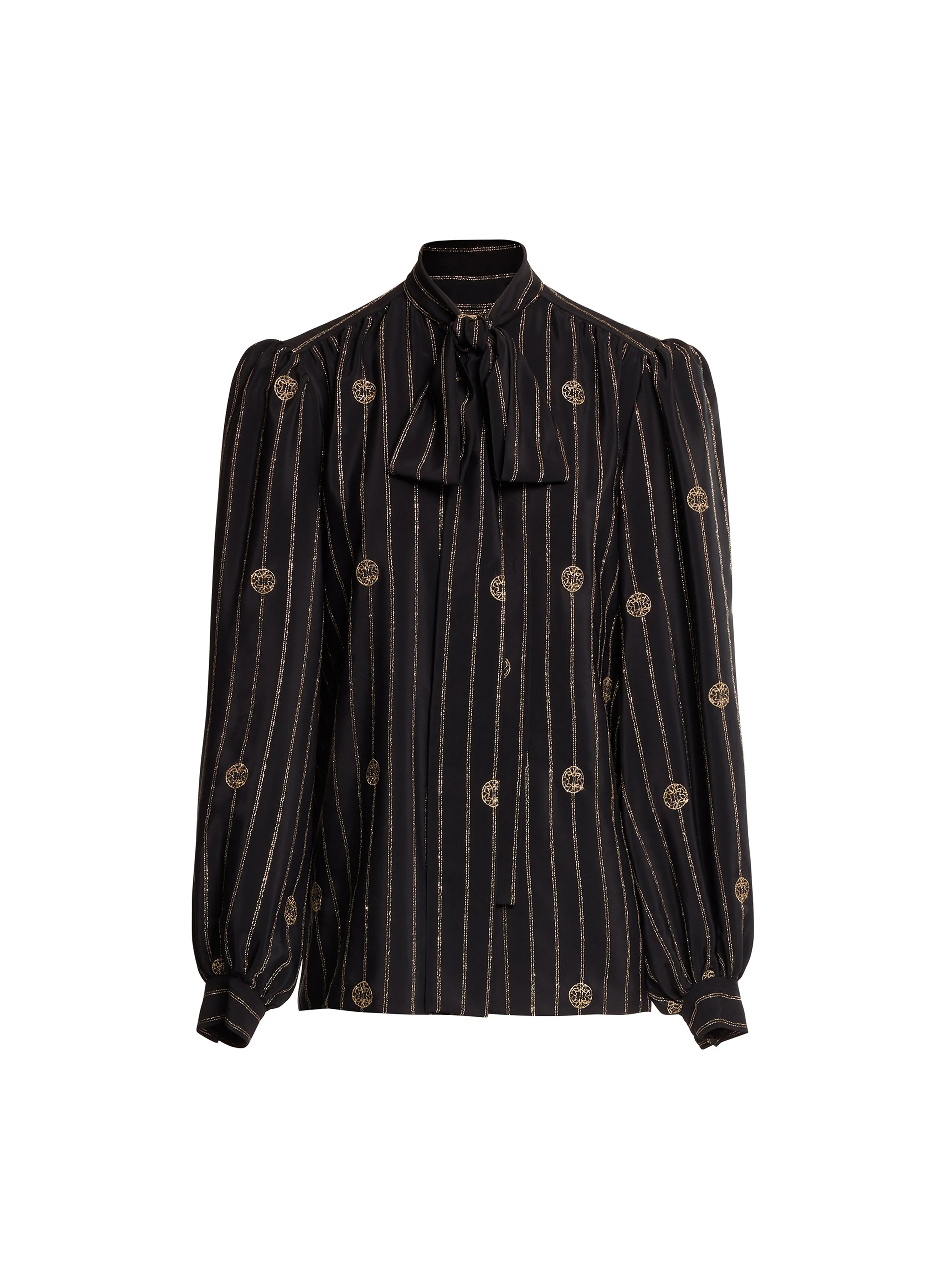 Metallic Pinstripe Shirt