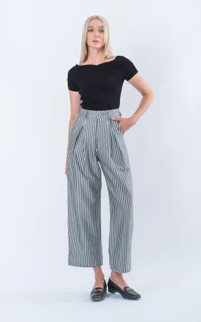 Metallic Striped Pants