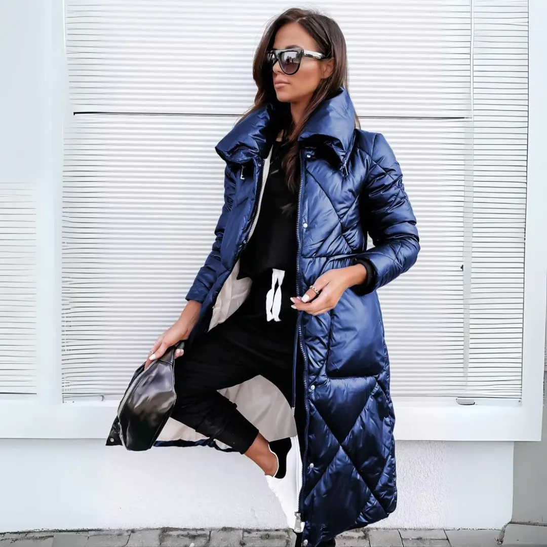 Mila - Gevoerde lange parka jas