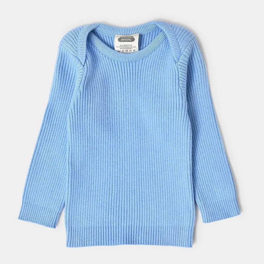 Misty Full Sleeve Knitted Thermal Top for Babies