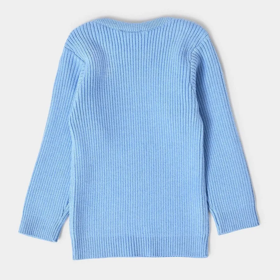 Misty Full Sleeve Knitted Thermal Top for Babies