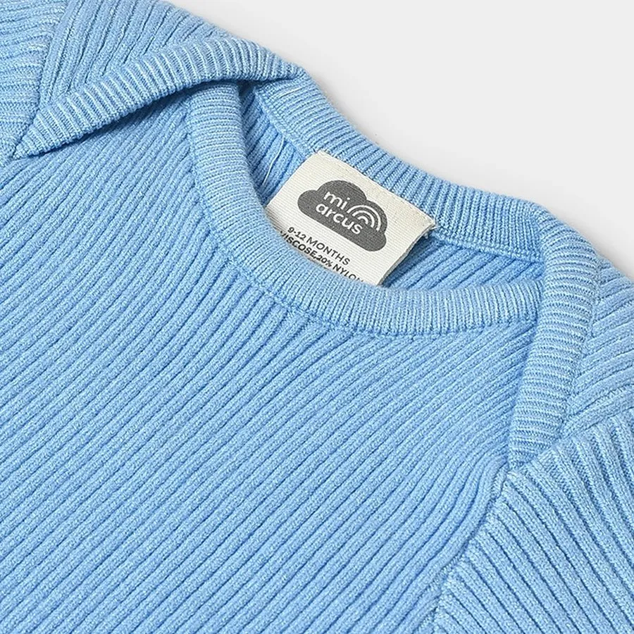 Misty Full Sleeve Knitted Thermal Top for Babies