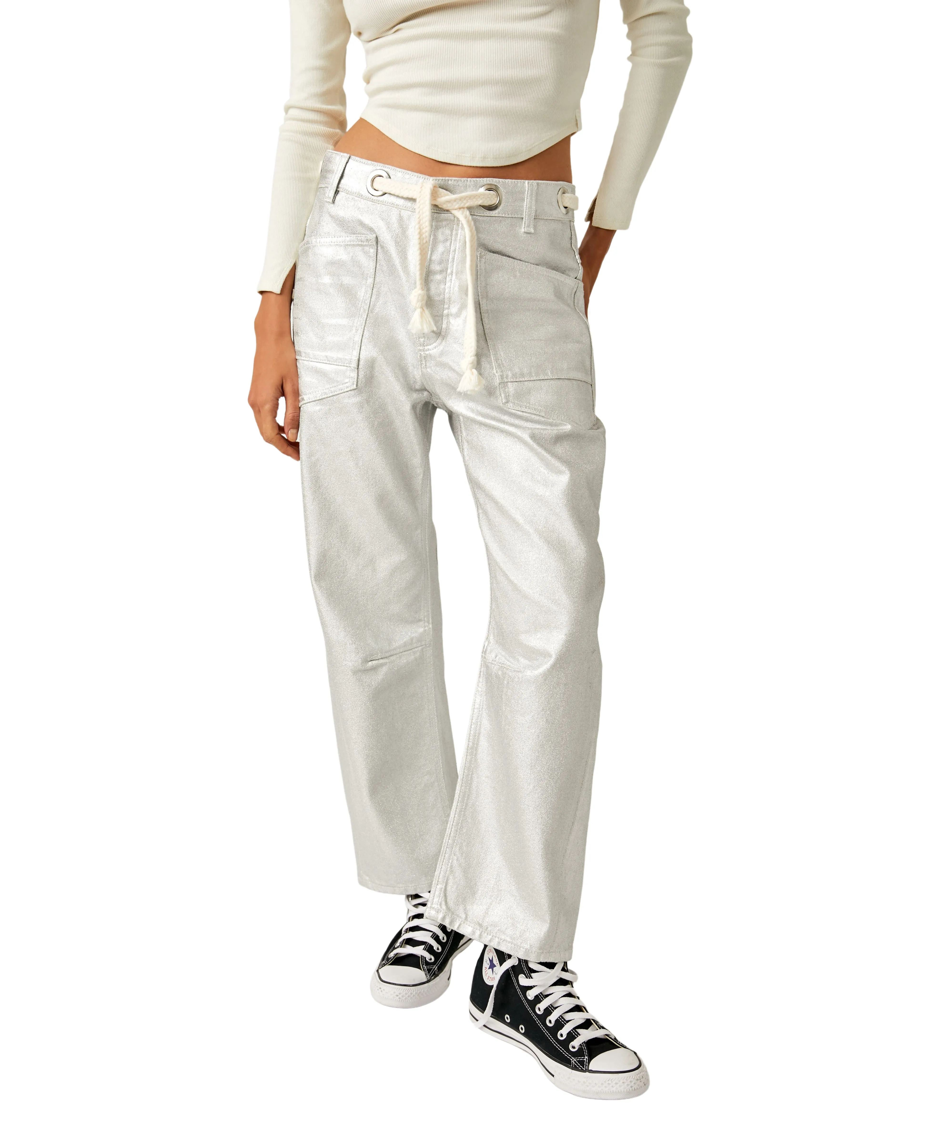 Moxie Metallic Jeans