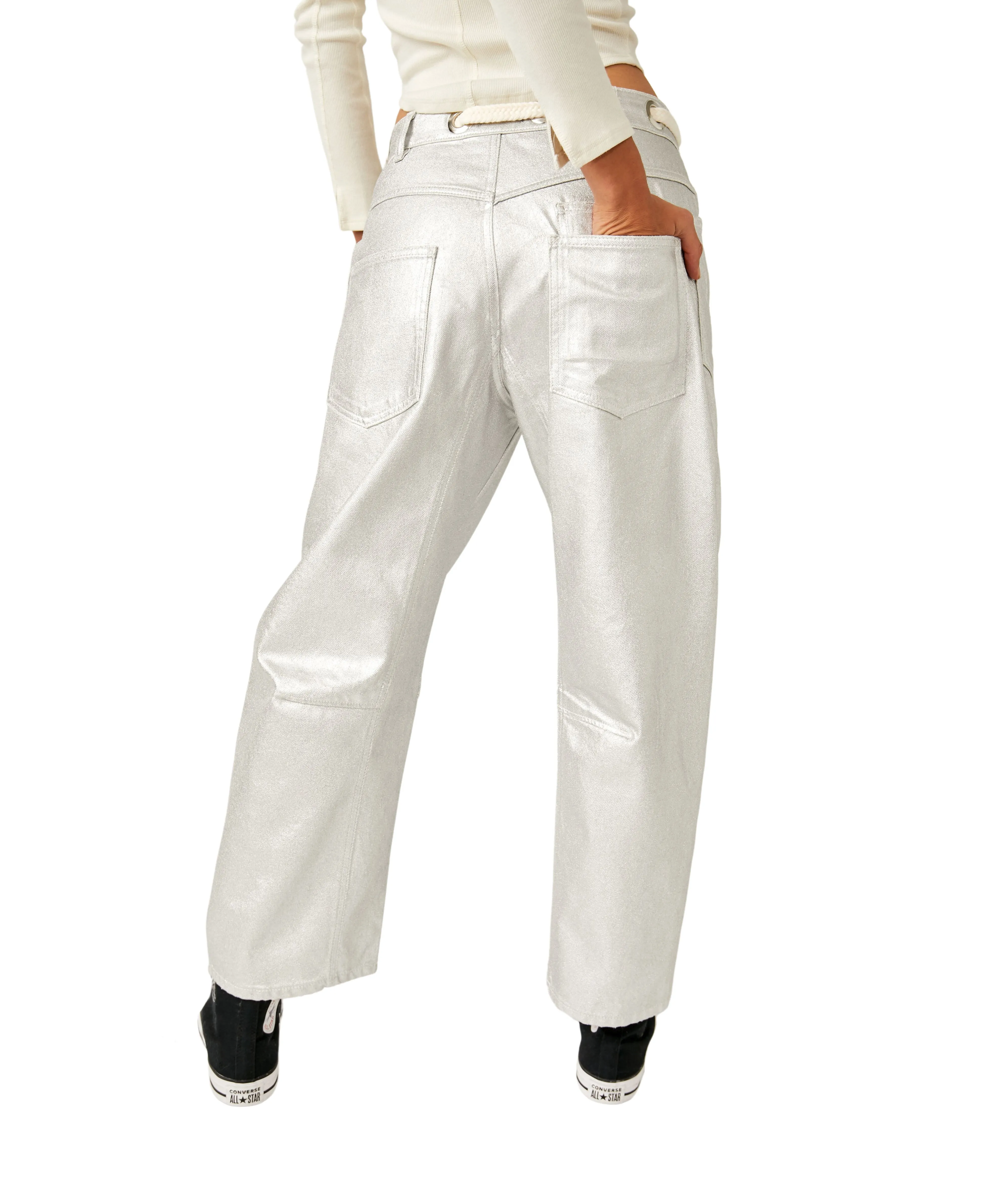 Moxie Metallic Jeans