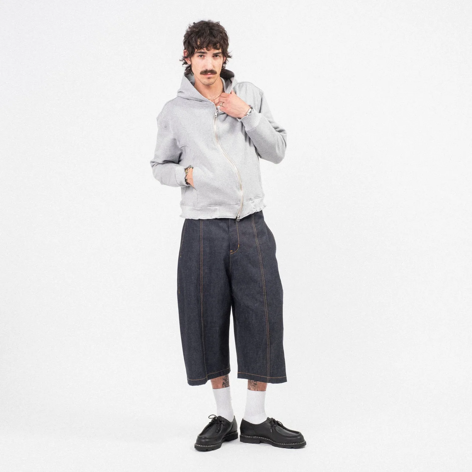 [NICK GEAR] WAVE ZIP PARKA _ GREY