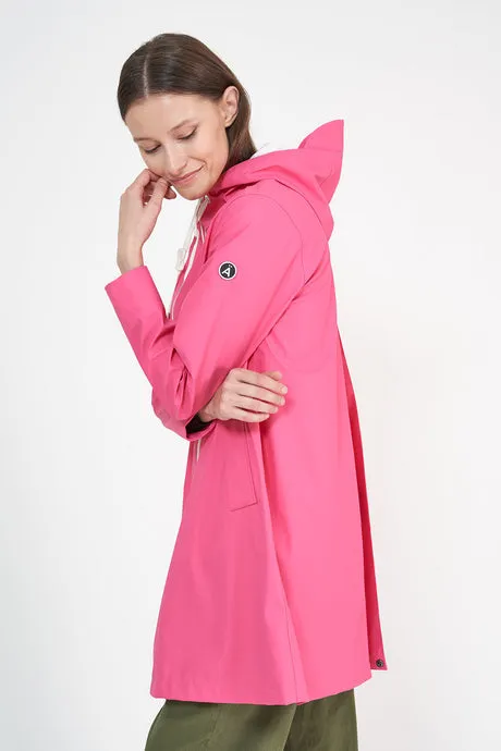 Nuavola Raincoat in Hot Pink