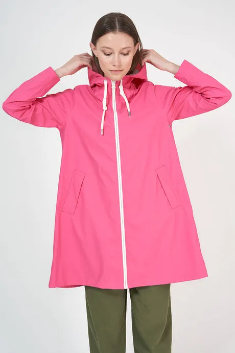 Nuavola Raincoat in Hot Pink