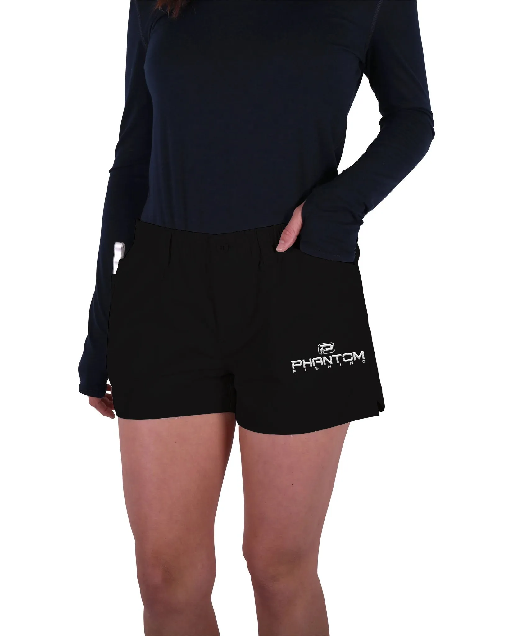 PHANTOM OUTDOORS LADIES HARBOR PERFORMANCE SHORTS