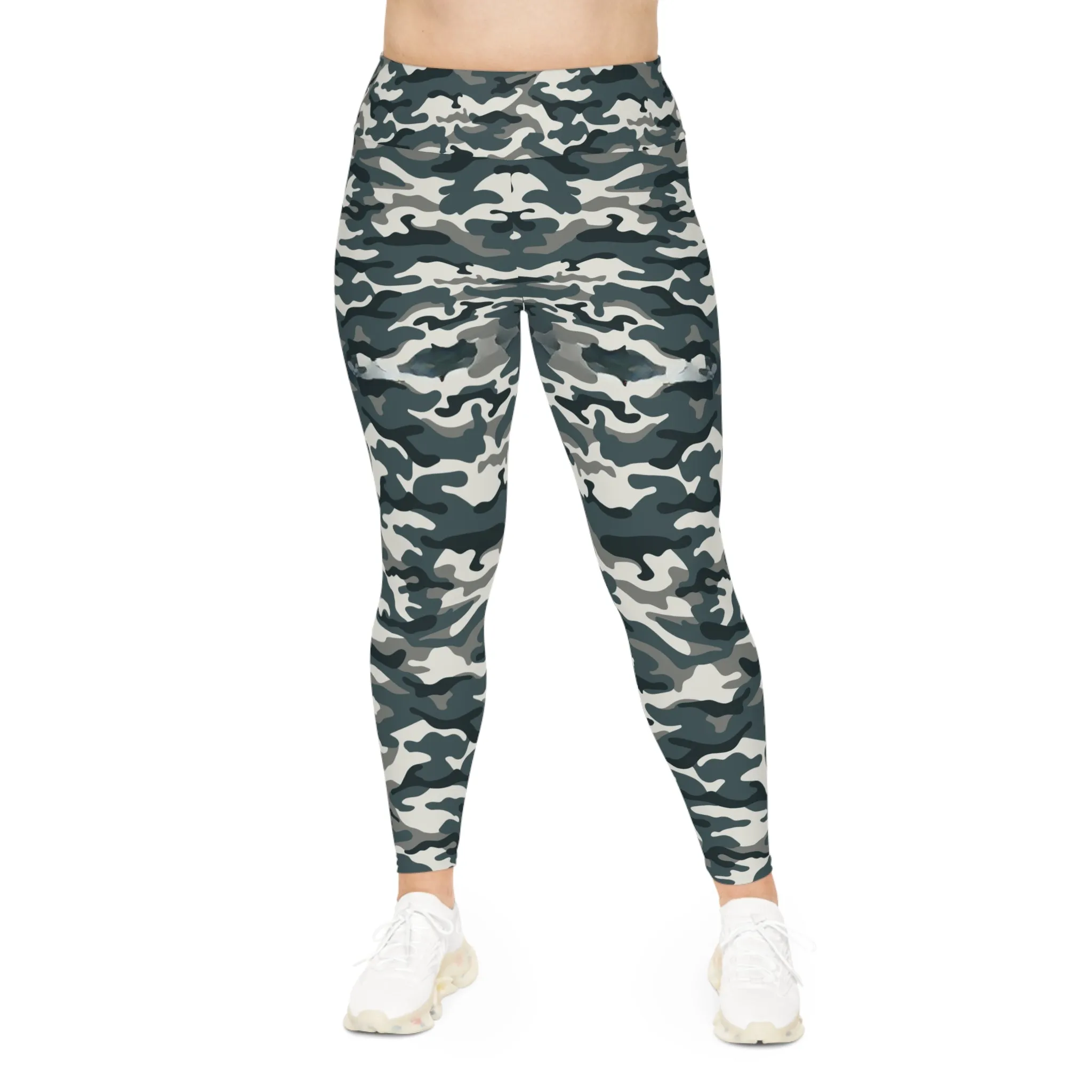 Plus Size Camouflage Leggings for Stylish Comfort | Activewear Essentials