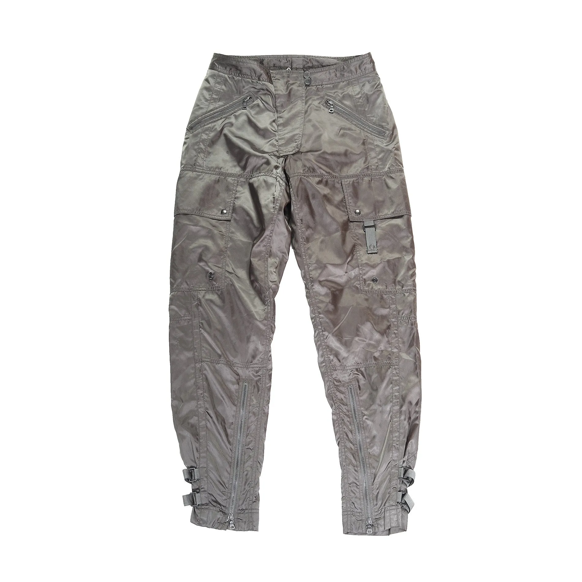 Prada 2000 Metallic Flight Cargo Pants