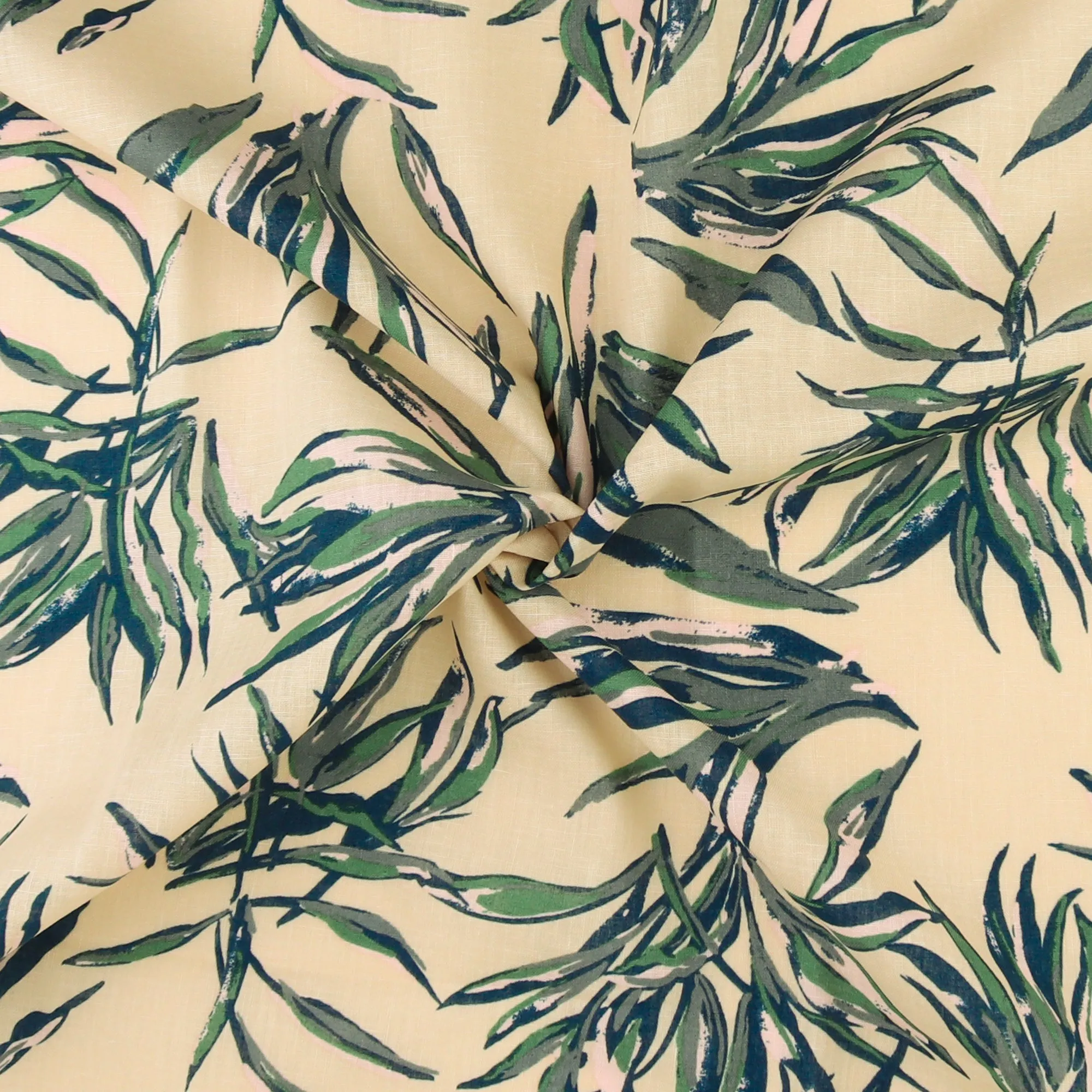 Printed Cotton & Linen - TERRA - 016 - Beige