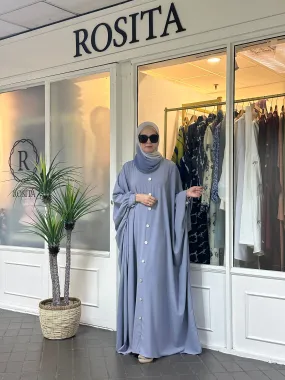 Raisa Voluminous Abaya in Grey (NEW!)