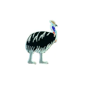 Red Parka Pin - Cassowary