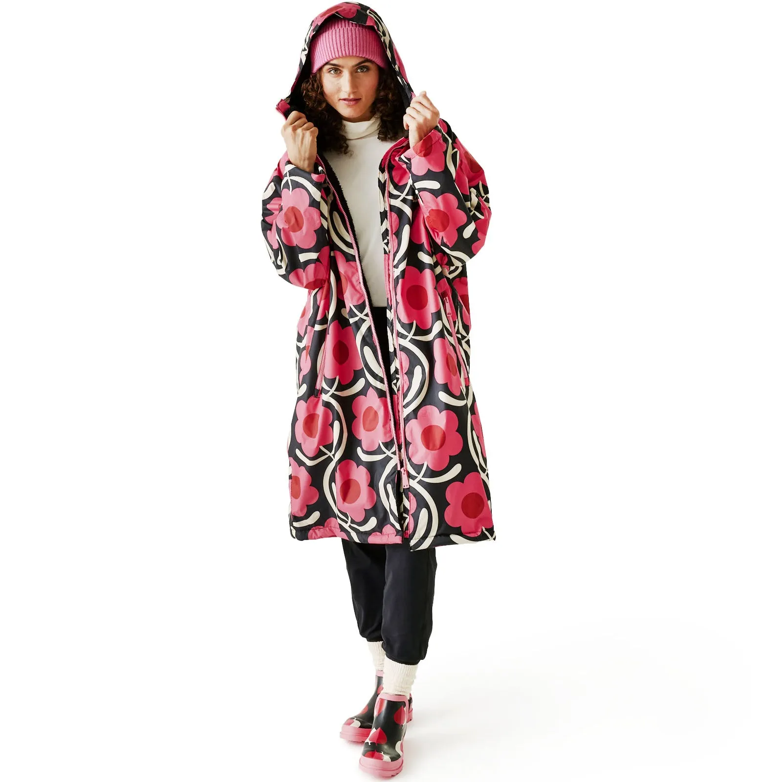 Regatta Womens Orla Kiely Waterproof Fleece Lined Changing Robe