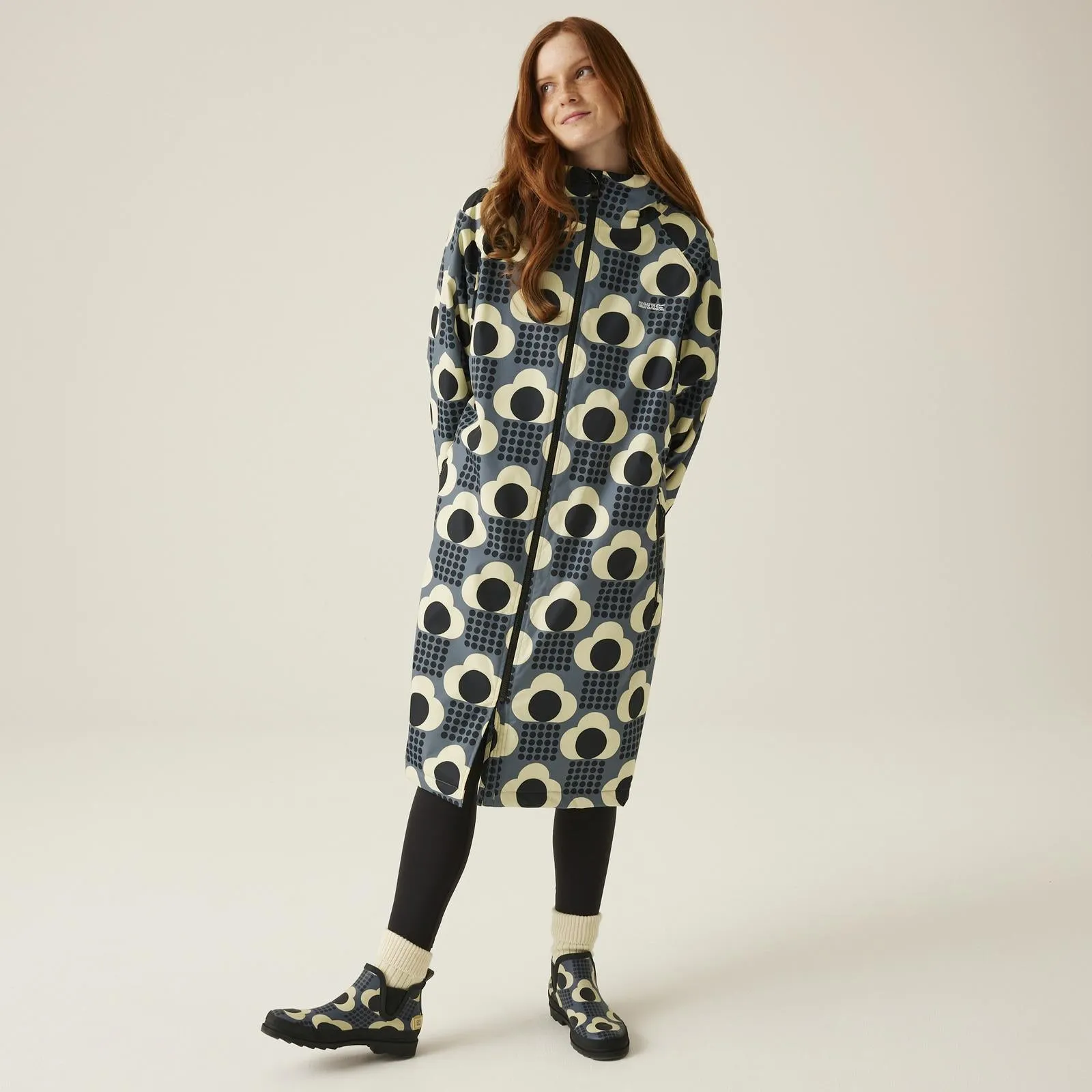 Regatta Womens Orla Kiely Waterproof Fleece Lined Changing Robe