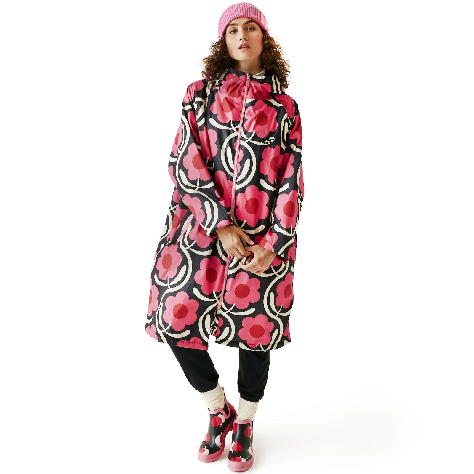 Regatta Womens Orla Kiely Waterproof Fleece Lined Changing Robe
