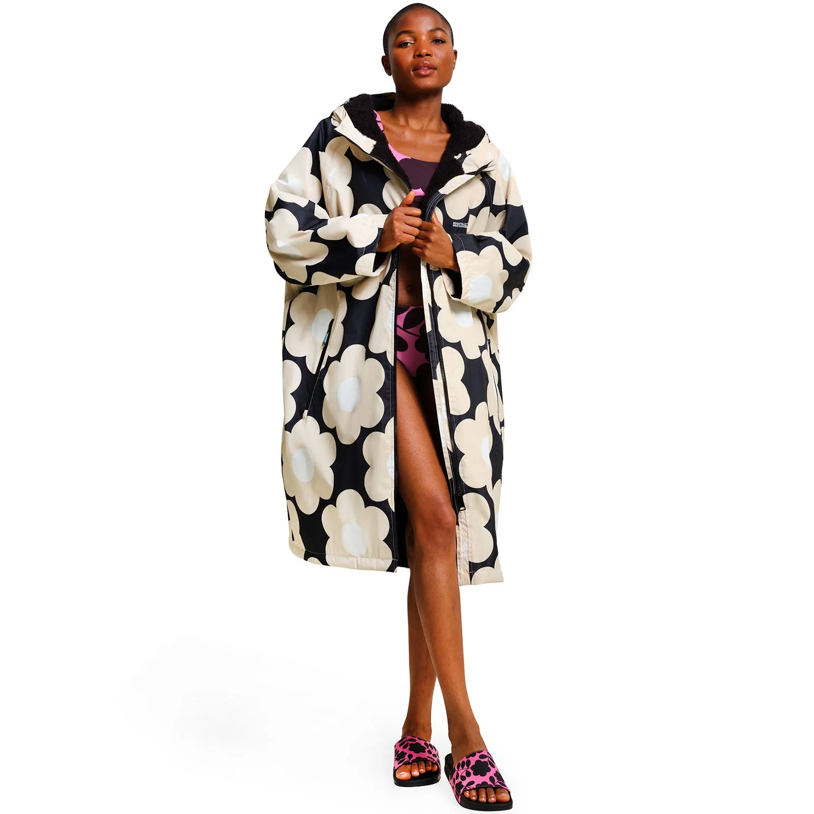 Regatta Womens Orla Kiely Waterproof Fleece Lined Changing Robe