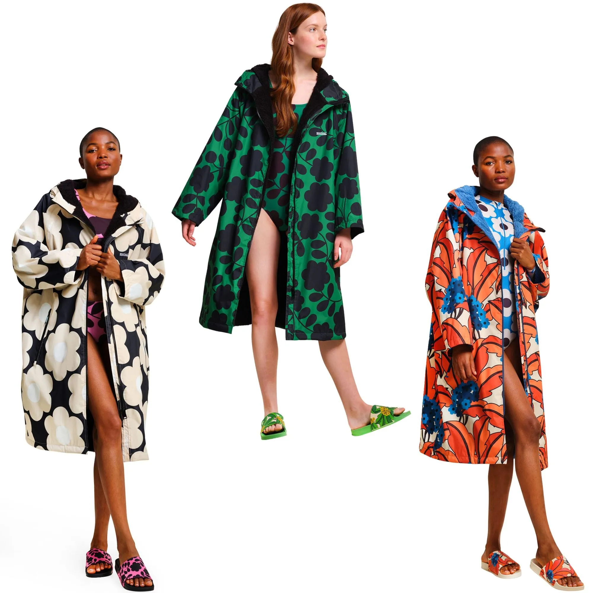 Regatta Womens Orla Kiely Waterproof Fleece Lined Changing Robe