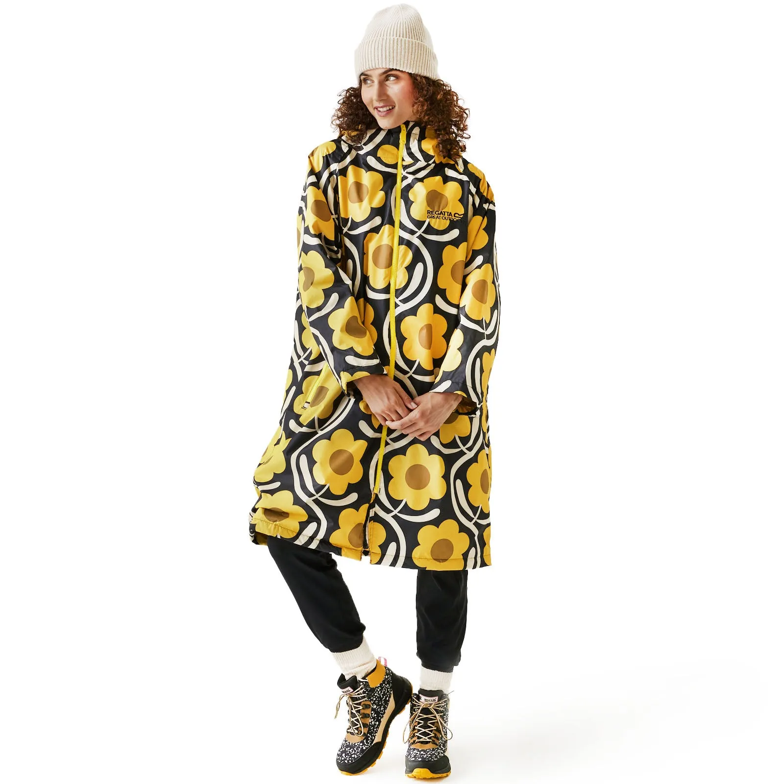 Regatta Womens Orla Kiely Waterproof Fleece Lined Changing Robe