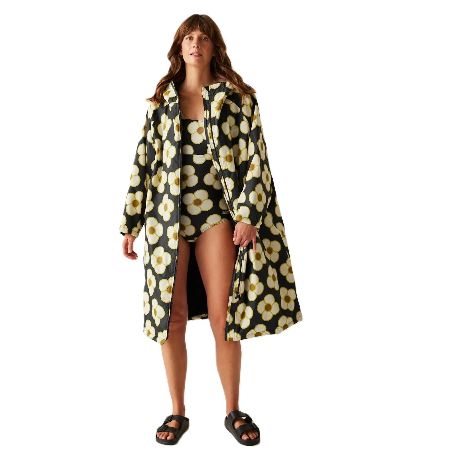 Regatta Womens Orla Kiely Waterproof Fleece Lined Changing Robe