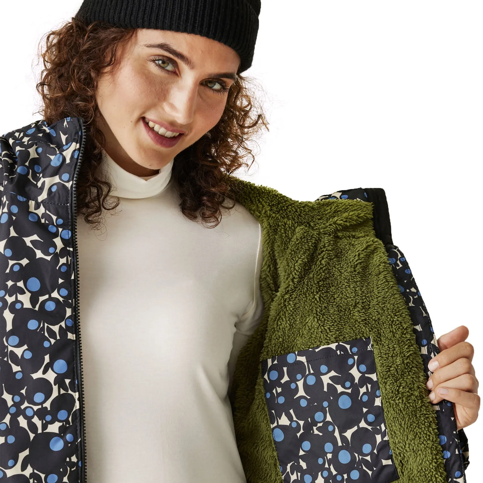 Regatta Womens Orla Kiely Waterproof Fleece Lined Changing Robe