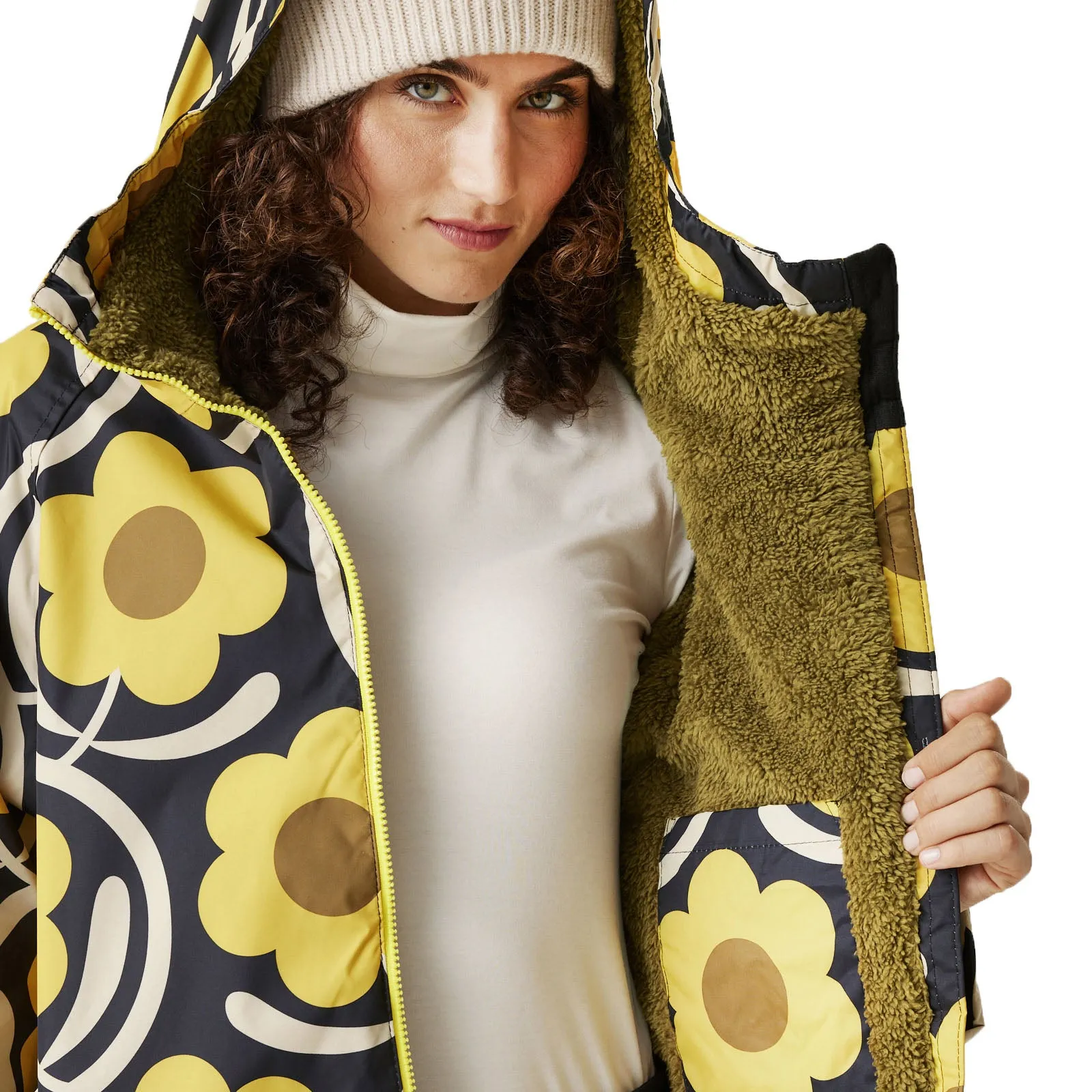Regatta Womens Orla Kiely Waterproof Fleece Lined Changing Robe