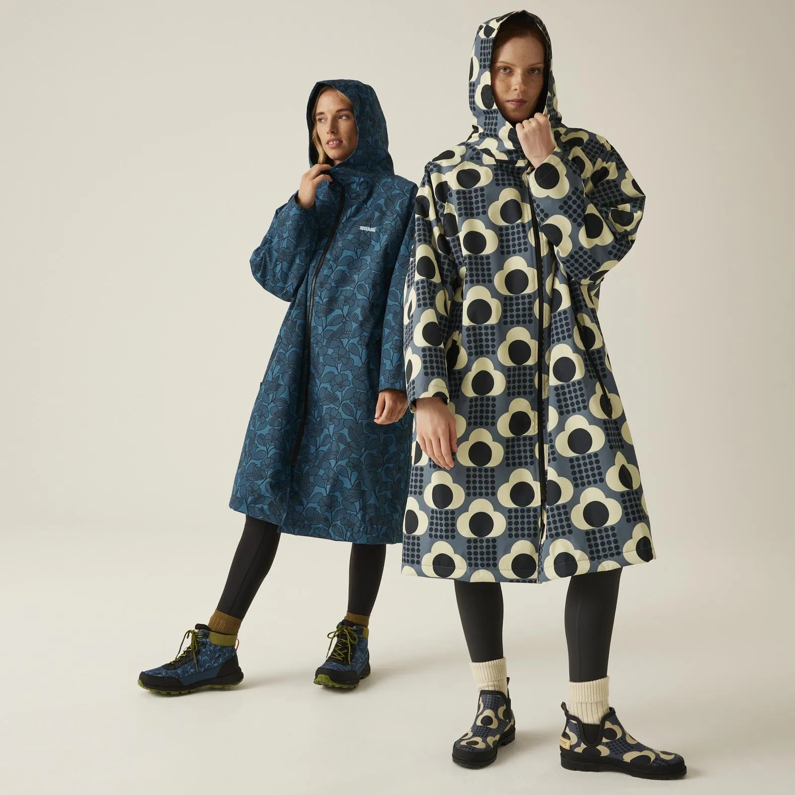 Regatta Womens Orla Kiely Waterproof Fleece Lined Changing Robe