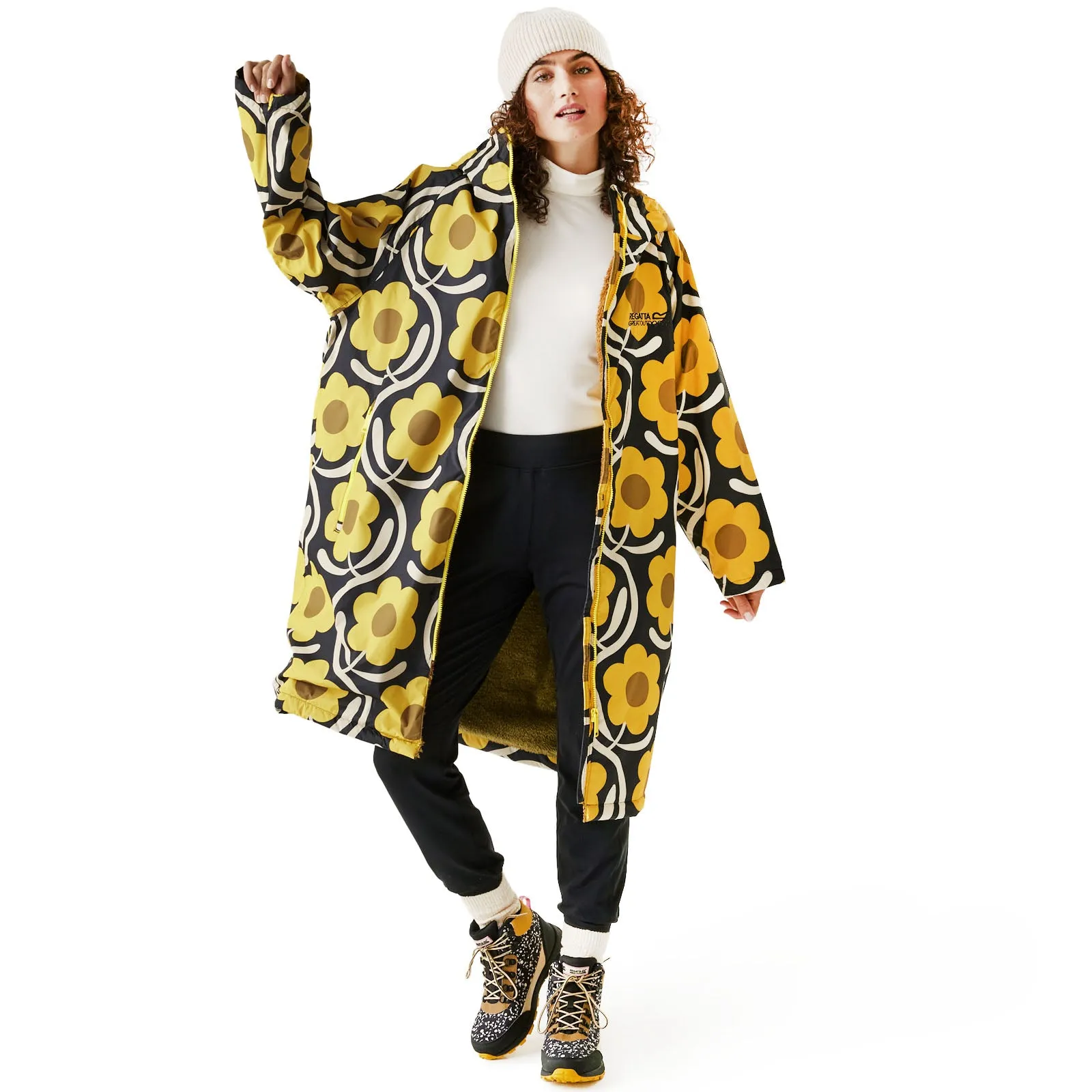 Regatta Womens Orla Kiely Waterproof Fleece Lined Changing Robe