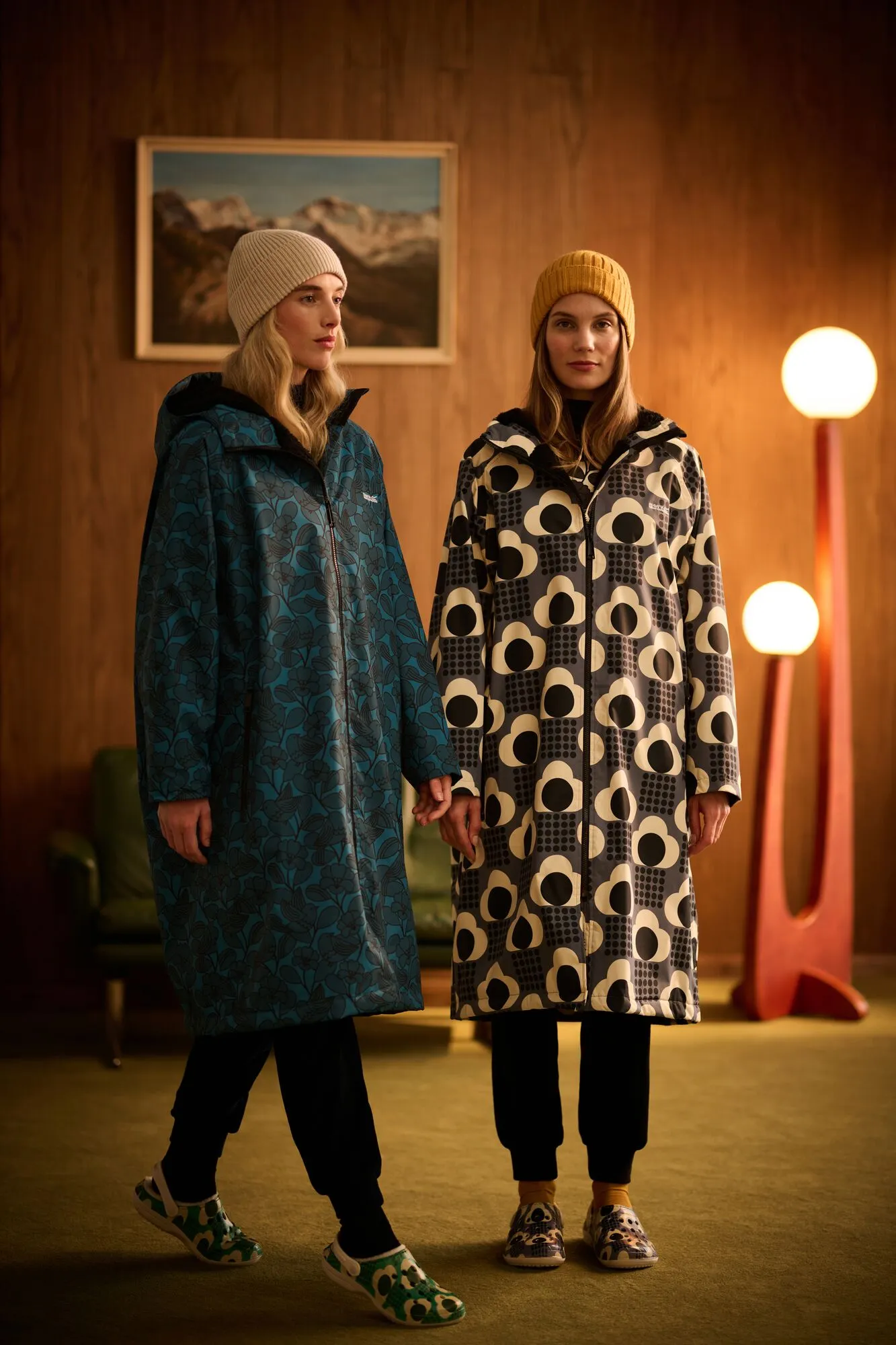 Regatta Womens Orla Kiely Waterproof Fleece Lined Changing Robe