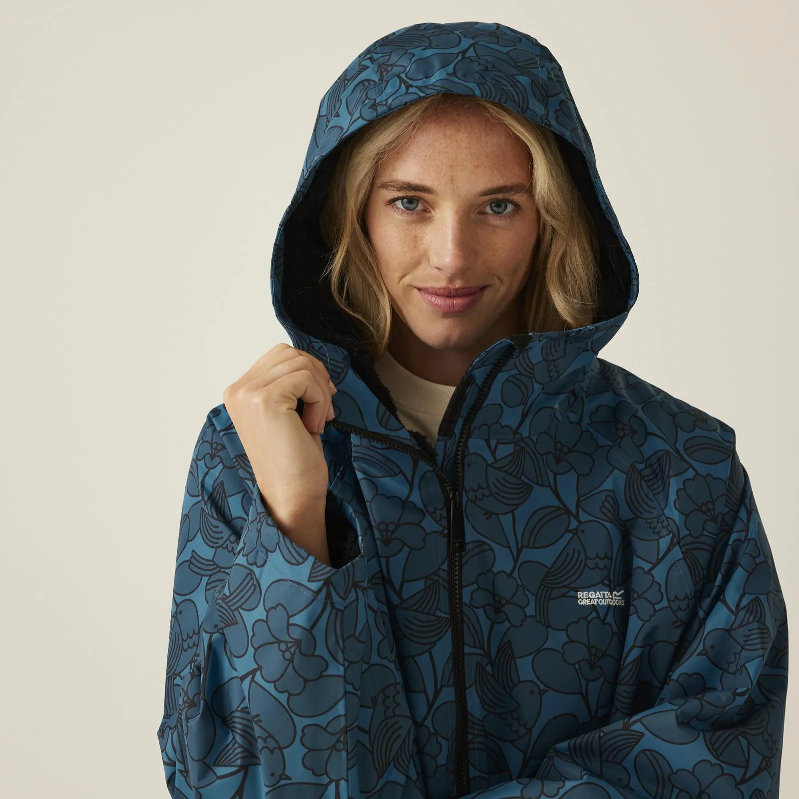 Regatta Womens Orla Kiely Waterproof Fleece Lined Changing Robe