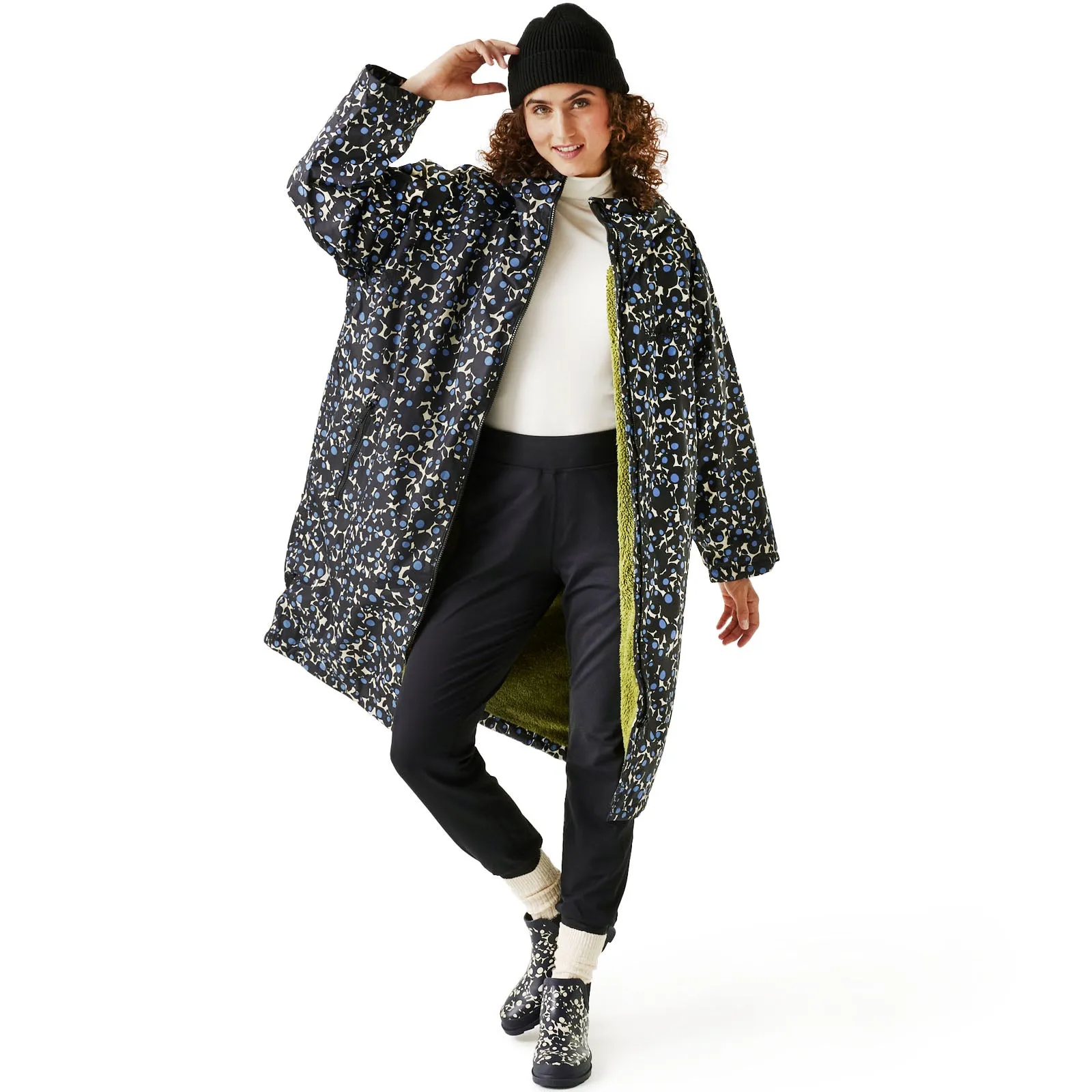 Regatta Womens Orla Kiely Waterproof Fleece Lined Changing Robe