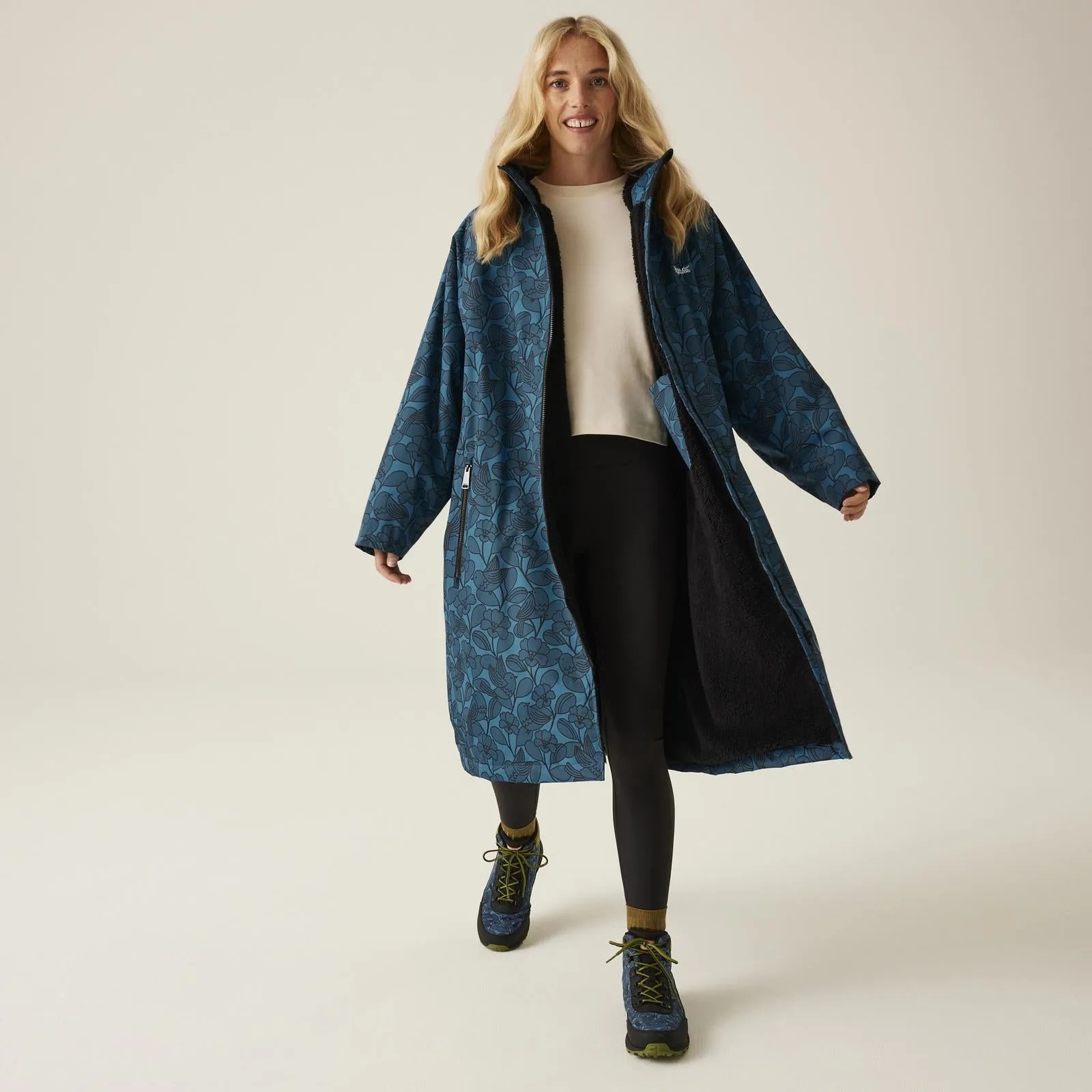 Regatta Womens Orla Kiely Waterproof Fleece Lined Changing Robe