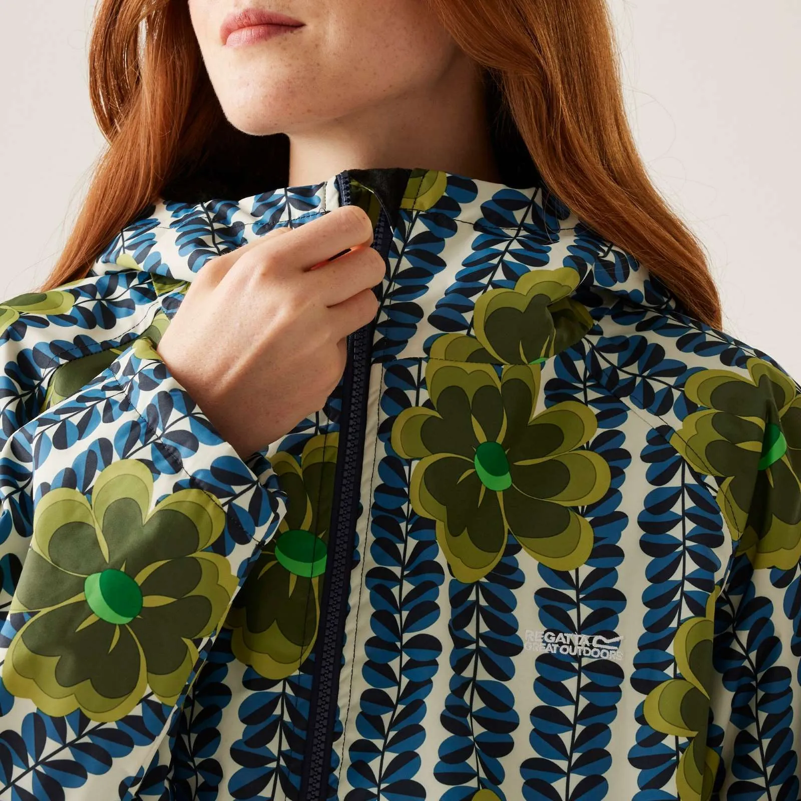 Regatta Womens Orla Kiely Waterproof Fleece Lined Changing Robe